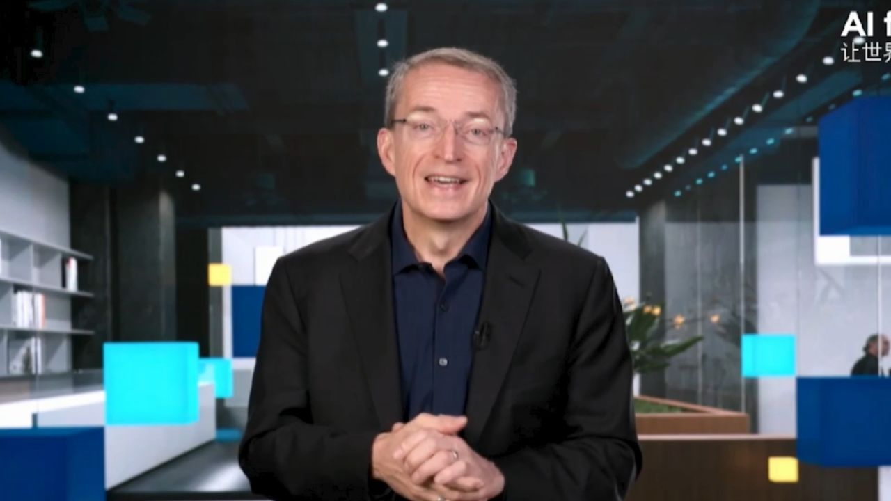 联想创新科技大会，英特尔公司首席执行官帕特•基辛格发表演讲，计算技术正在经历根本性的变革，AI重塑和重建个人电脑体验_腾讯视频