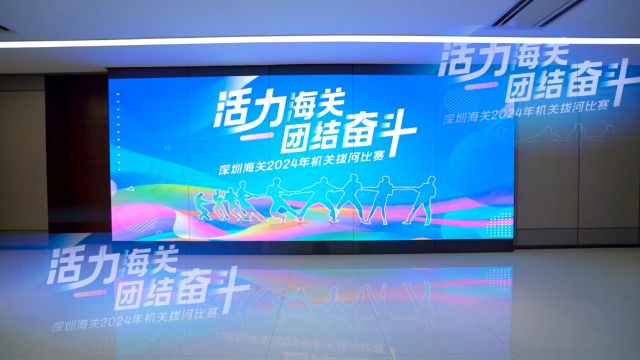 深圳海关2024年机关拔河比赛