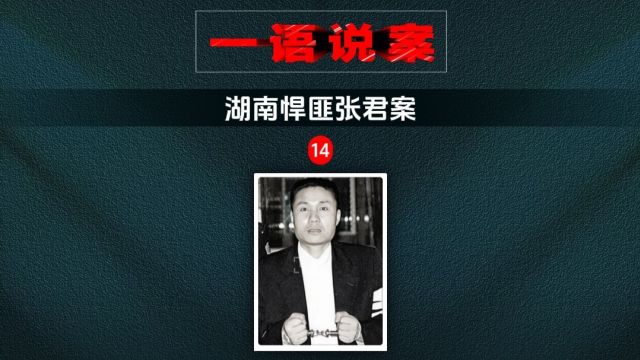 第14集 | 湖南悍匪张君案