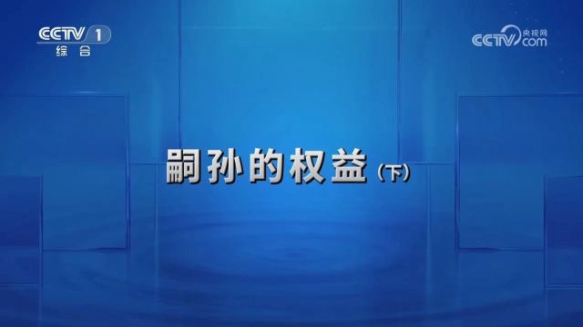 嗣孙的权益:《今日说法》聚焦岳阳法院审理的这起案件!