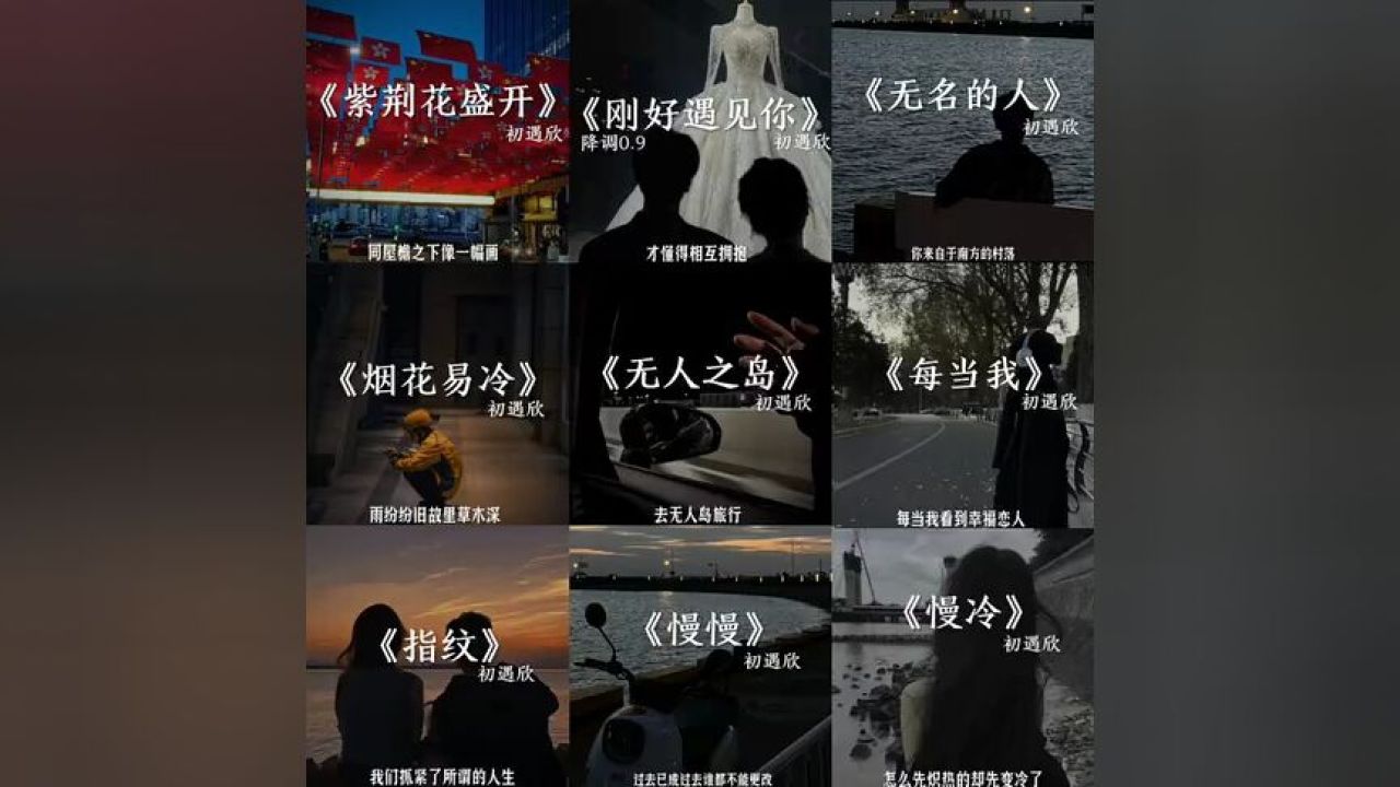 盘点最近很火的九首热门音乐,记得艾特你的好朋友一起来听.