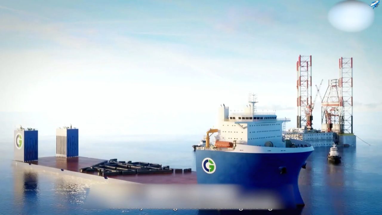 两台万吨钻井平台,如何在海上同时高效跨洋运输