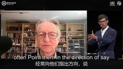 Geoffrey Hinton（远程）和 Nicholas Thompson（面对面）的主题演讲-字幕