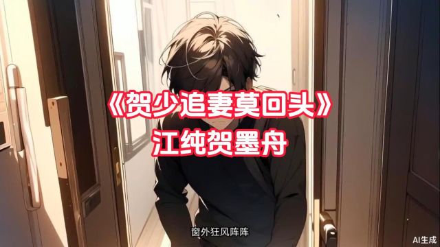 爆款降临《贺少追妻莫回头》江纯贺墨舟