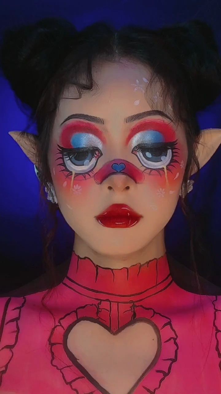 彩绘妆创意妆,最潮的歌配最潮的妆