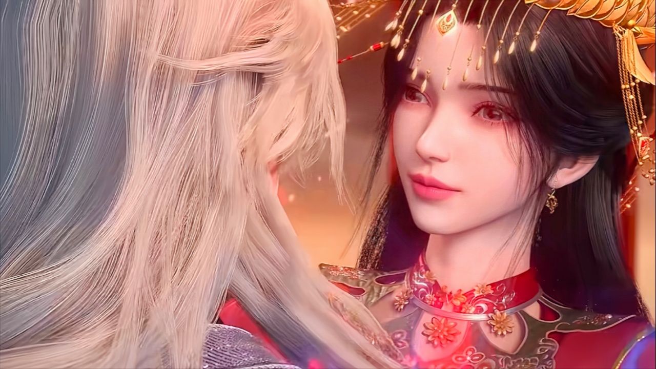 仙逆：王林抢婚名场面！穿婚服的婉儿真的好美！不愧是王麻子，这出场太帅了！_高清