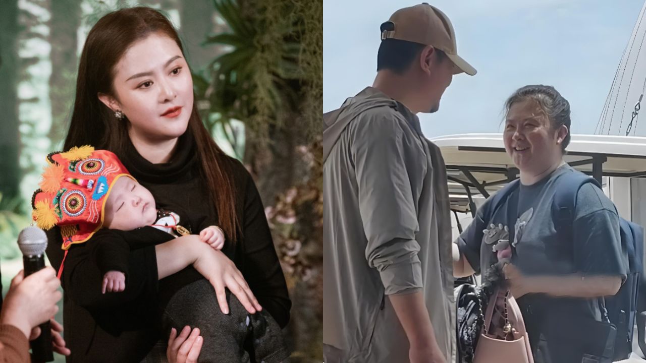 沈腾一家三口度假，老婆王琦罕见露面发福明显，五年间变化颇大宛如换了个人_高清