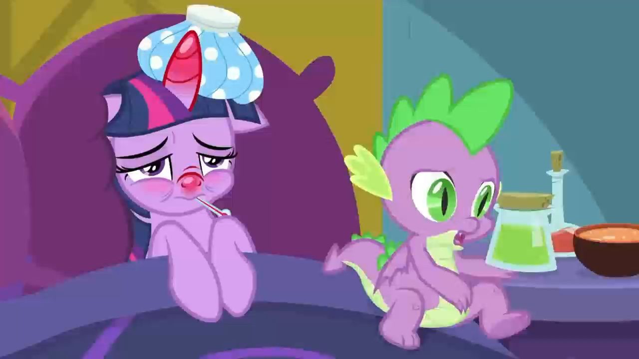 紫悦感冒发烧,导致魔法不受控制#小马宝莉#动画#动画同人