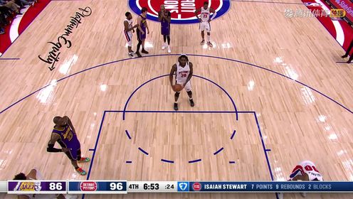 《NBA全场集锦》【回放】NBA常规赛：湖人vs活塞中文解说全场回放