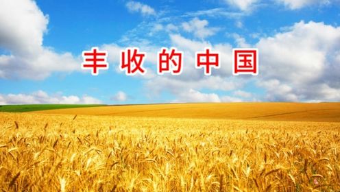 《丰收的中国》，吴飞作词，邵智敏作曲，方婷演唱。