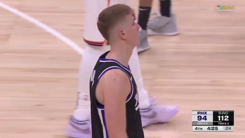 《NBA全场集锦》NBA常规赛：太阳vs国王第4节英文原声回放