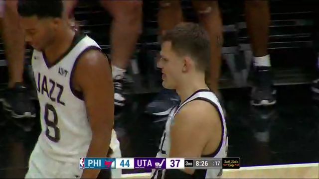 NBA夏季联赛：76人vs爵士第3节英文原声回放