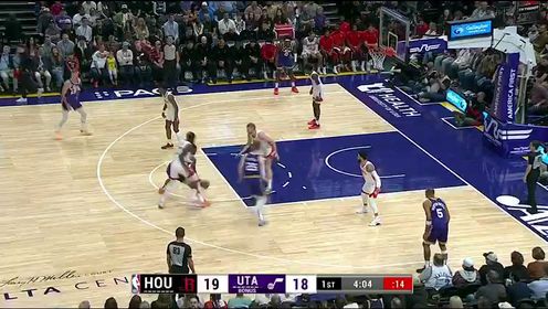 《NBA全场集锦》NBA常规赛：火箭vs爵士第1节中文解说回放