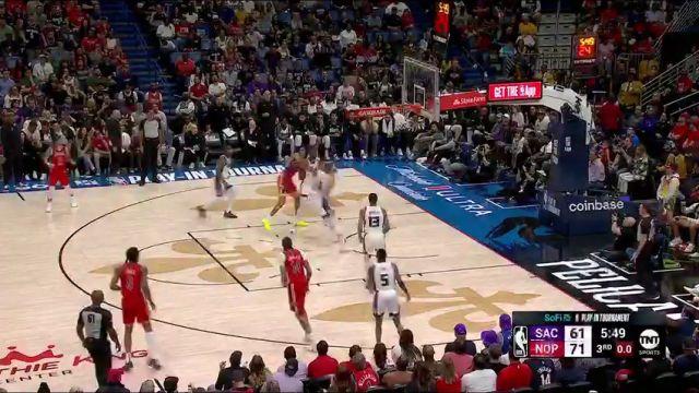 NBA常规赛：国王vs鹈鹕第3节英文原声回放