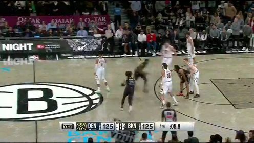 《布鲁克林篮网》NBA常规赛：掘金vs篮网英文原声全场回放
