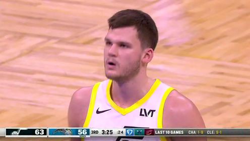 《NBA全场集锦》NBA常规赛：爵士vs魔术第3节英文原声回放