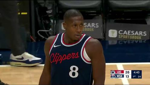 《NBA全场集锦》【回放】快船vs奇才第1节英文原声回放