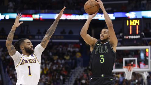 《NBA全场集锦》【球星】麦科勒姆vs湖人集锦 全场25分送出7记助攻难救主