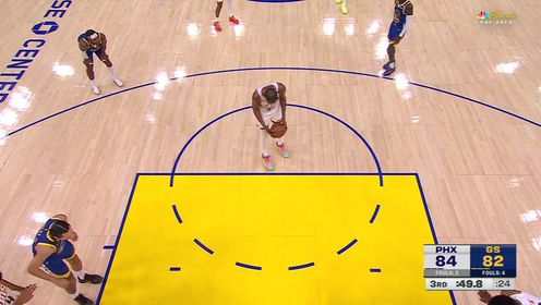 《金州勇士》NBA常规赛：太阳vs勇士第3节英文原声回放