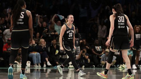 WNBA_WNBA季后赛：亚特兰大美梦82-91纽约自由人_【集锦】亚特兰大美梦82-91纽约自由人约内斯库36分9助攻率队横扫晋级半决赛_高清