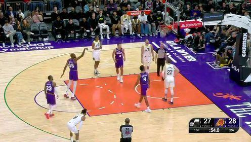 《菲尼克斯太阳》【回放】NBA常规赛：爵士vs太阳第1节英文原声回放