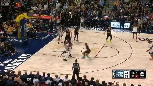 NBA季后赛：森林狼vs掘金G5二路孙世睿解说全场回放