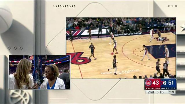 NBA常规赛：活塞vs76人第2节中文解说回放