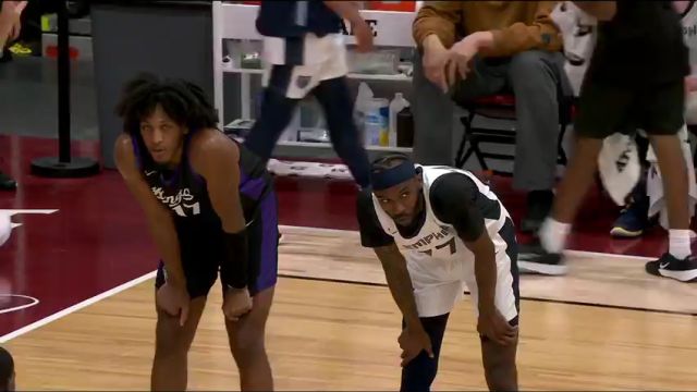 NBA夏季联赛：国王vs灰熊第3节英文原声回放