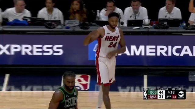 NBA季后赛：凯尔特人vs热火第2节中文解说回放