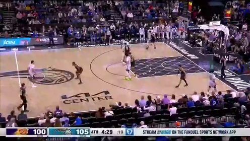 《NBA全场集锦》 NBA常规赛：太阳vs魔术第4节英文原声回放