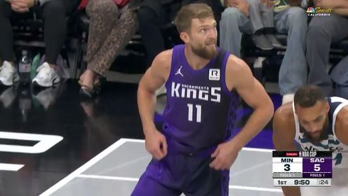 《NBA全场集锦》【回放】NBA杯小组赛：森林狼vs国王第1节英文原声回放
