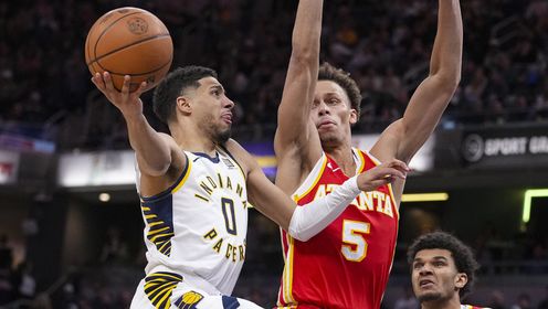 《NBA全场集锦》【球星】哈利伯顿vs老鹰集锦 全场17+4+9花式传球戏耍防守