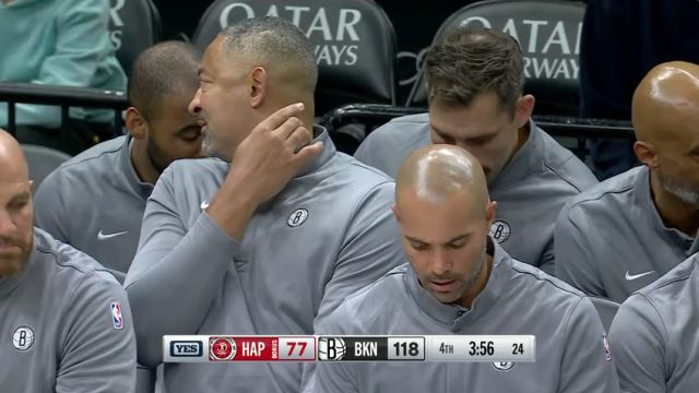 NBA季前赛：耶路撒冷夏普尔vs篮网第4节英文原声回放