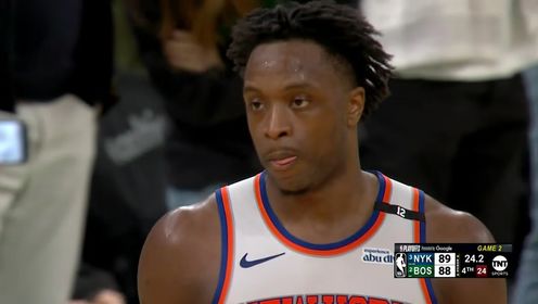 《波士顿凯尔特人》NBA季后赛：尼克斯vs凯尔特人G2第4节英文原声回放