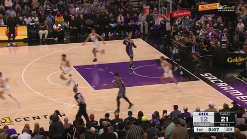 《NBA全场集锦》【回放】太阳vs国王第1节英文原声回放