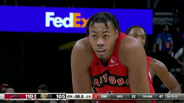 NBA常规赛：猛龙vs灰熊第4节中文解说回放