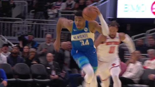 《TOP时刻》6日NBA最佳扣篮 字母哥健步如飞急速反击滑翔重扣