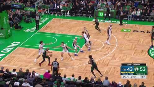 《TOP时刻》16日NBA最佳镜头 杰伦-布朗一飞冲天单臂隔扣布莱克