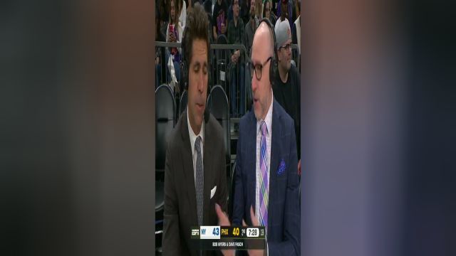 NBA常规赛：尼克斯vs太阳英文原声全场回放