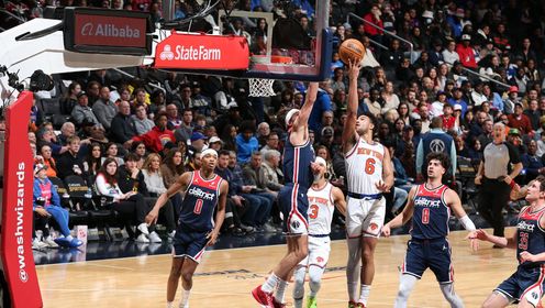 《NBA全场集锦》【原声】尼克斯121-105奇才 兰德尔轰下39分助队送奇才四连败