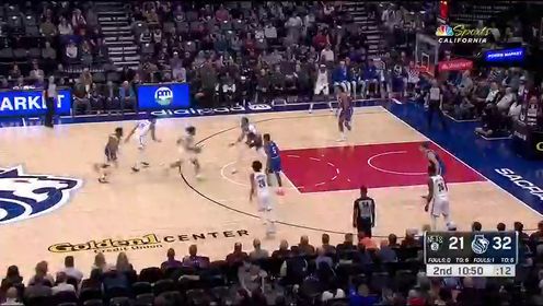 《NBA全场集锦》【回放】NBA常规赛：篮网vs国王第2节中文解说回放