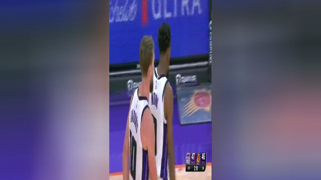 NBA常规赛：国王vs太阳第2节英文原声回放