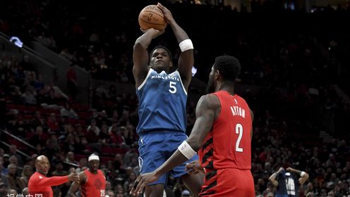 《NBA全场集锦》【球星】爱德华兹vs开拓者集锦 27中16狂砍41分里突外投率队取胜