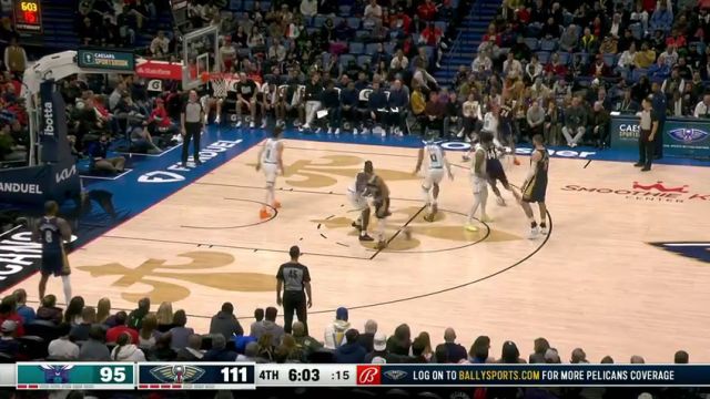 NBA常规赛：黄蜂vs鹈鹕英文原声全场回放