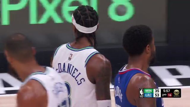NBA常规赛：森林狼vs快船英文原声全场回放