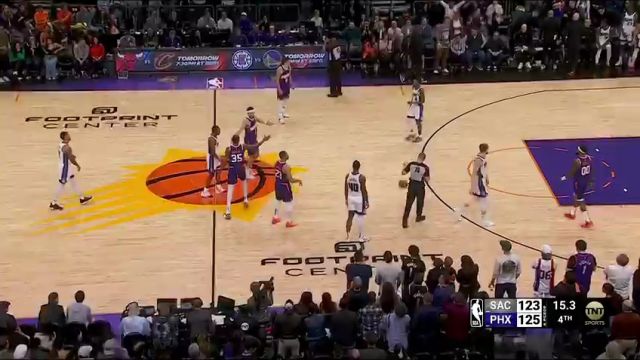 NBA常规赛：国王vs太阳第4节中文解说回放