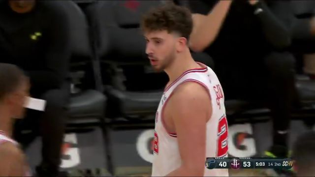NBA常规赛：爵士vs火箭第2节中文解说回放