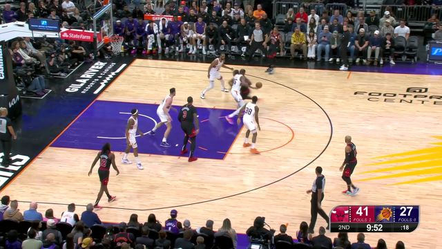 抢断反击妙传连线 杜兰特助迪奥普禁区发难双手暴扣