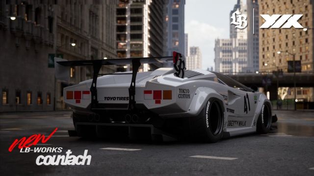 LB WORKS Countach 宽体兰博基尼康塔什