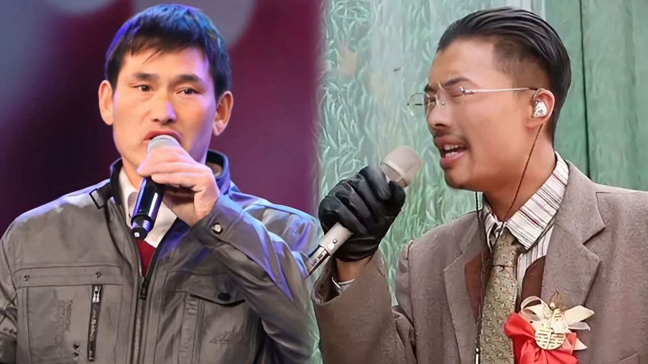 朱之文,郭有才同唱《北国之春》,歌声一出唱功差距太明显了
